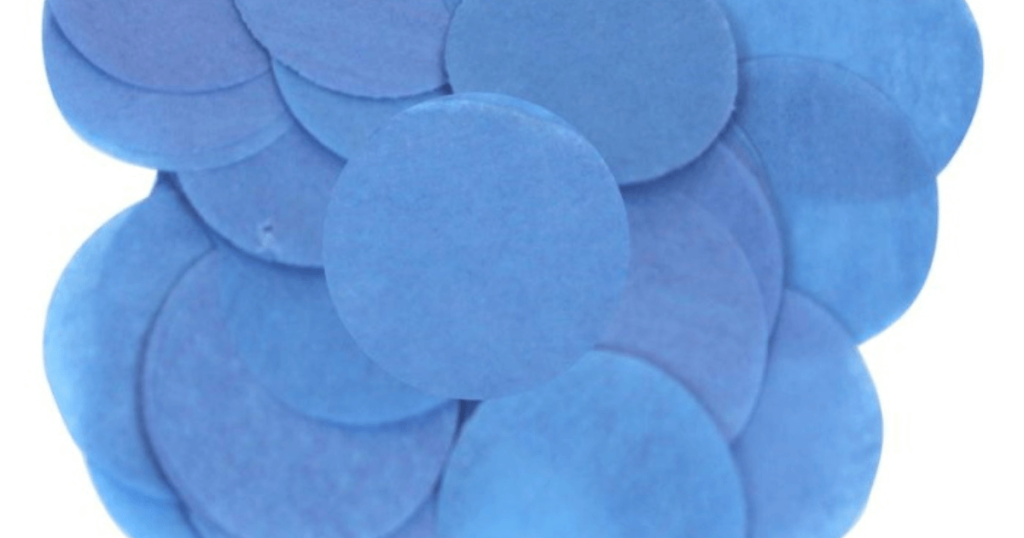 Versatility of Blue Confetti Paper​